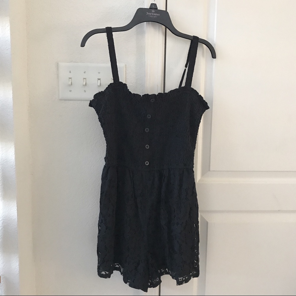 Navy Blue Romper